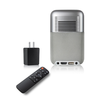 4K Home DLP Projector หน่วยความจำ 1GB 16GB LED Pico Projector 100 ANSI Lumens