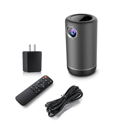 DLP แบตเตอรี่ Smart Pico Projector WiFi Bluetooth 150 ANSI Lumen 1080P