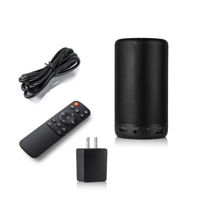 เมทัลลิก Smart Pico Projector Fidelity Speaker Android 8.1 สำหรับ Camping