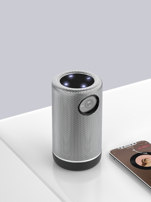 โปรเจ็กเตอร์ Android 9.0 DLP Pico โปรเจ็กเตอร์โลหะสมาร์ทมินิโปรเจ็กเตอร์ DLP Projector