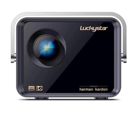 200 ANSI Lumen 3.5&quot; LCD โปรเจคเตอร์พกพา 1080P Android 9.0 OS