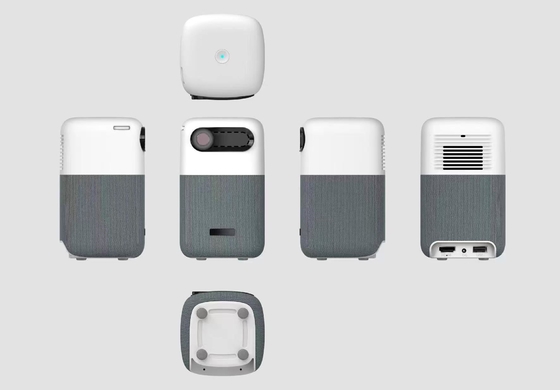 HD 1080P โฮมเธียเตอร์ DLP Projector แบบพกพา Android Smart LED Projector