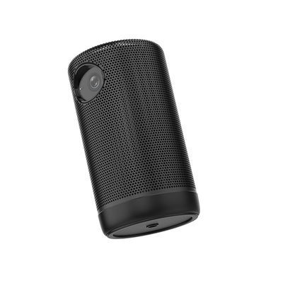 สีดำ Bluetooth 5.0 DLP Pico Projector สร้างขึ้นในลำโพง Fidelity สำหรับโฮมเธียเตอร์