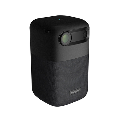 WIFI 2T2R Black Mini Projector 10000MAH แบตเตอรี่สำหรับกิจกรรมกลางแจ้ง Use