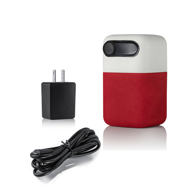 ความบันเทิง DLP Pico Projector 100 Lumens Projector พร้อมแบตเตอรี่
