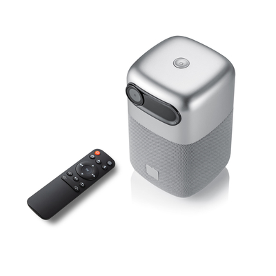 Android9.0 Home DLP Projector 100 ANSI Lumens Projector สร้างในแบตเตอรี่ 10000mAh