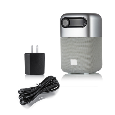 Android 9.0 Mini Pico Projector 100 ANSI Lumens ส้ม ชมพู เทา แดง น้ำเงิน