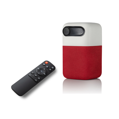 Smart Pico DLP Projector 100 ANSI Lumens 9000mAh แบตเตอรี่ โฟกัสแบบแมนนวล
