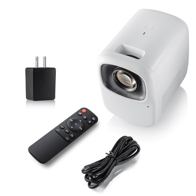 FHD Pico โปรเจ็กเตอร์วิดีโอขนาดเล็ก 200 Lumens รองรับ WiFi HDMI Bluetooth USB