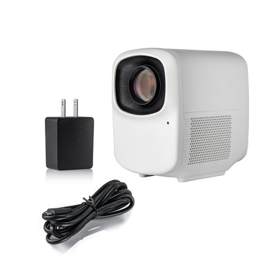 4K Zoom Smart Pico Projector 1920 × 1080P โปรเจ็กเตอร์ดิจิตอลขนาดเล็ก 19V 3.7A