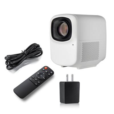 FHD 1920 * 1080 LED LCD ธุรกิจโปรเจคเตอร์ 200 Lumens Outdoor 19V 3.7A