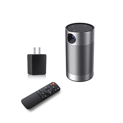 854 * 480 มินิ Wifi Smart Pico Projector Metalic HD DLP Projector 4400maH แบตเตอรี่
