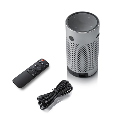 มินิ Wifi Android Home Cinema Projector, 70 Lumens DLP 4k โปรเจคเตอร์พกพา