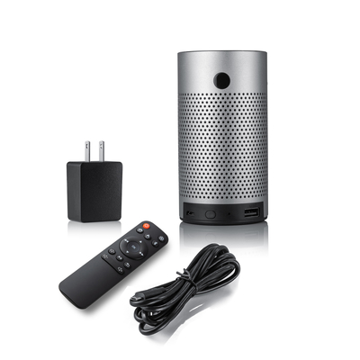 โปรเจคเตอร์โฮมเธียเตอร์ Wifi DLP สำหรับ Android 70 Lumens Portable