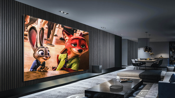 สมาร์ท Android 9.0 DLP LED Projector 4K ถอดรหัสโฮมเธียเตอร์ Projector